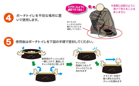 トイレ 携帯用 大小便兼用 1回分
