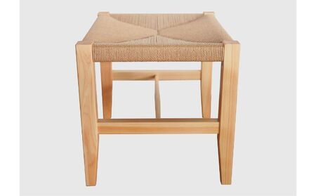 【2027年3～5月お届け】　　【K stool】想いを編んだスツール