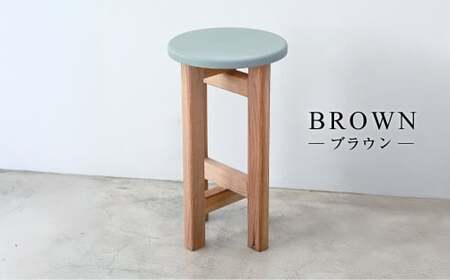 低くて小さなスツール【オリーブ】  