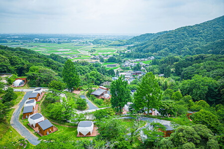 アウラテラス茨城 グランピング　宿泊利用券30,000円分（1枚）　※離島への配送不可　※2025年9月上旬頃より順次発送予定