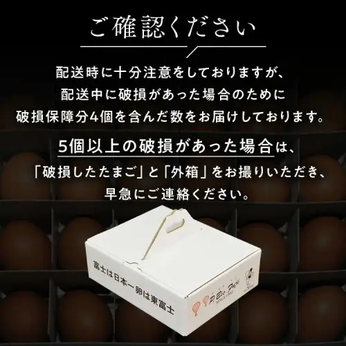 1年間定期便！「御殿たまご」赤たまご20個+破損保障分4個（6ヶ入P×4P）×月2回（5日着、20日着）×12ヵ月　全24回《御殿場こだわり推奨品》　※北海道、沖縄、離島への配送不可