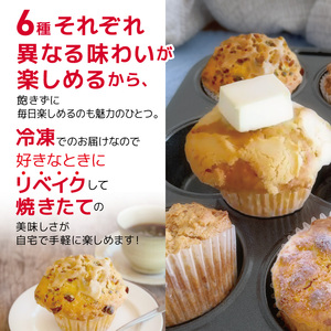 【定期便3回】リタスイーツおすすめマフィン詰め合わせ6種 | お菓子 菓子 おかし 洋菓子 焼き菓子 手作り マフィン おすすめ 詰め合わせ おやつ デザート スイーツ ティータイム カフェスイーツ 6種 セット 定期 定期便 大分県 中津市