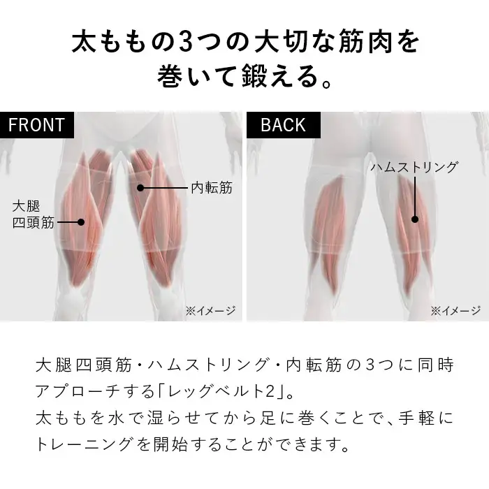 SIXPAD Leg Belt 2【M-Lサイズ】