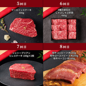 【和牛セレブ】鳥取和牛 定期便 「ダイアモンドクラス」（定期便12回）