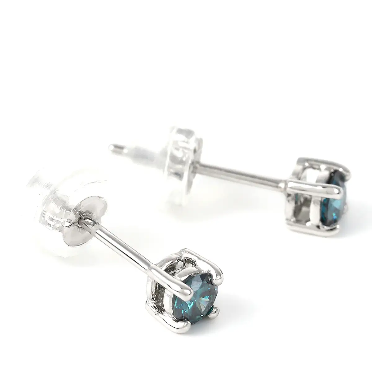 ブルーダイヤ　ピアス　0.2ct　E281BD-P NSAN009