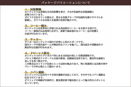 【ギフト】自家焙煎 ホンジュラス スペシャルティコーヒー アーティスト・エディション ドリップパック 5個セット
