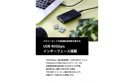 NX-SA1PRO｜CFexpress Type A USB 40Gbps カードリーダー