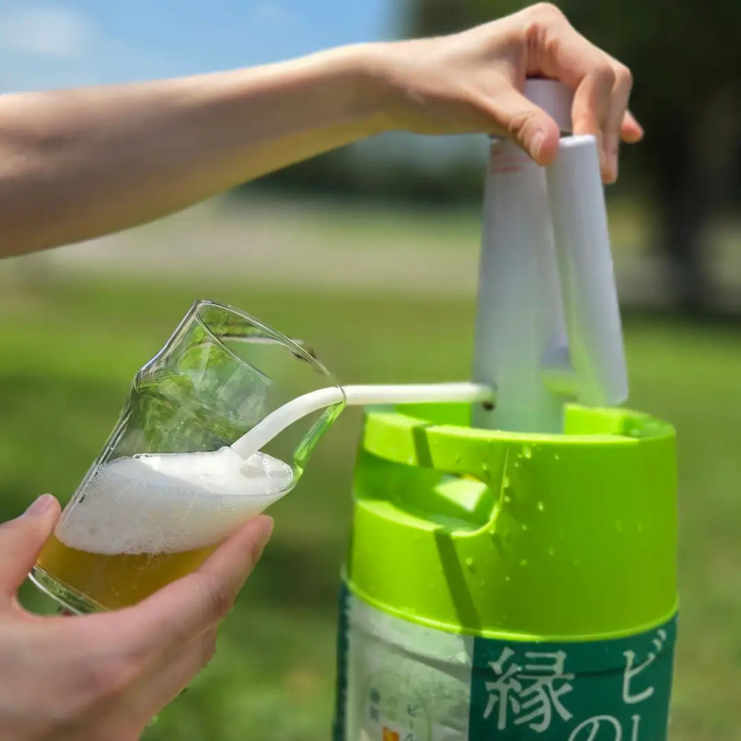 【樽生3L】クラフトビール「まつかぜ322」（SAKE Golden Ale）北海道栗山町くりやまクラフト