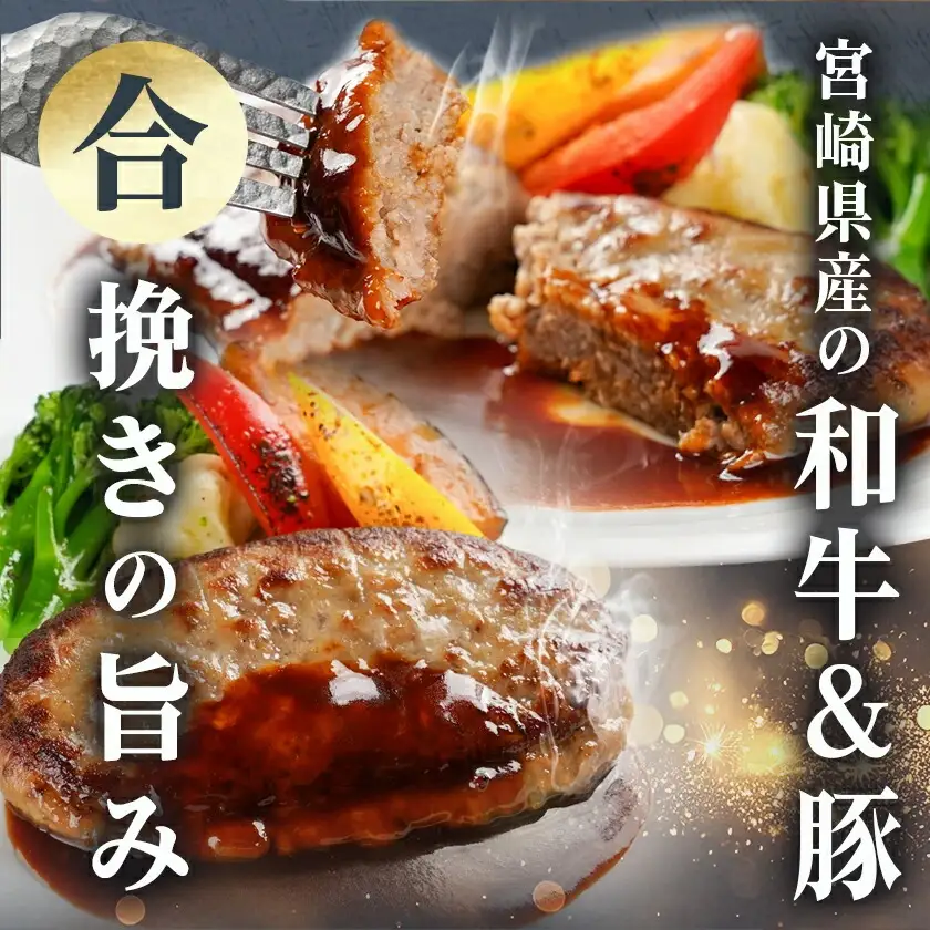 和牛入り合挽ハンバーグ&メンチカツ2種セット〔MJ-9233〕