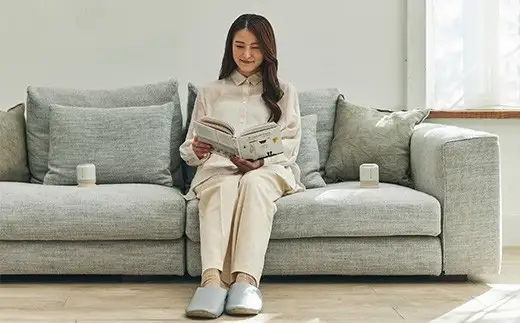 リズム 防水ポータブルシアタースピーカー MAGSPEAKER DUO ブラック　【11100-1817】