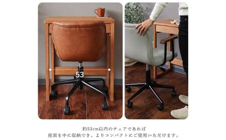 デスク コンパクトデスク PATRIE パトリ インテリア 机 サブテーブル テーブル 作業台 家具 コンパクト 軽量 日本製 天然木 手作り 一人暮らし 兵庫 兵庫県 小野市