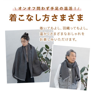 プレミアムベビーアルパカ 1重ガーゼストール BAIG-1200【011B-005】