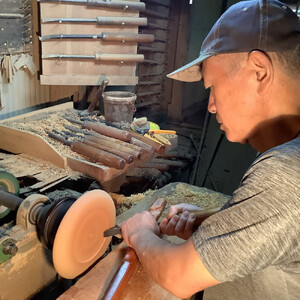 【木の器】7寸パン皿×1枚、3寸豆皿×1枚