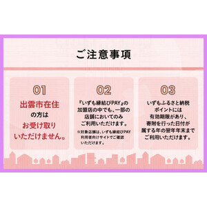 出雲市 デジタル地域通貨「いずも縁結びPAY」 いずもふるさと納税ポイント30,000pt（1pt＝1円）【30,000円分 電子決済 キャッシュレス 飲食 宿泊 体験 電子マネー 島根県 出雲市】