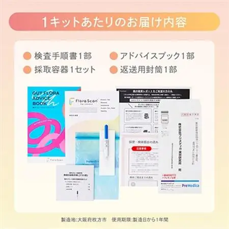 【4回受検セット】腸内フローラ検査サービス 「Flora Scan(R)」【1632189】