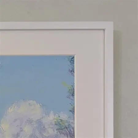 風景画・景行天皇陵～三輪山【山辺の道】(A2サイズ複製・額装込)【1631330】