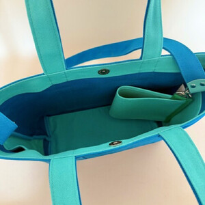 NUNUTOTO　ブルー×ラムネ　Mサイズ　ショルダーストラップ＆ペットボトルホルダーセット