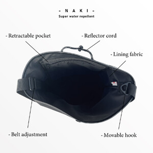 パッカブル ミニショルダー　NAKI 【S】Super water repellent｜人気バッグ おすすめショルダー［ パッカブル ミニショルダー NAKI Sサイズ Super water repellent 撥水加工 軽量 バッグ ショルダー 人気 おすすめ ギフト プレゼント お取り寄せ 通販 送料無料 ふるさと納税 ］