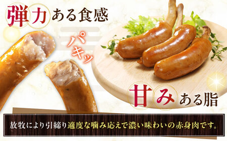 放牧豚 骨付きソーセージ 計360g（90g×4） 豚肉 ソーセージ 無添加 無塩せき 北海道 [AXBA104]