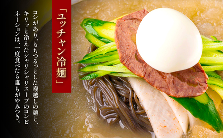＜焼肉冷麺ユッチャン。＞ユッチャン冷麺 3人前 (約200g×3) ふるさと納税 福知山市 韓国冷麺 牛テール スープ キムチ セット 人気 ランキング 冷麺 葛冷麺 ユッチャン 麺 めん 麺類 葛麺 送料無料 【fc-EO001】【焼肉・冷麺ユッチャン。】