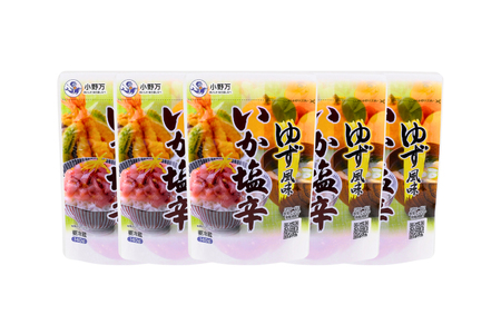 いか塩辛 ゆず風味 140g×5個 セット 計700g [小野万 宮城県 気仙沼市 20565716]