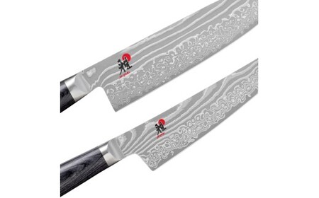 ZWILLING ツヴィリングMIYABI ミヤビ 5000FC-D 三徳包丁 小刀セット／調理器具　キッチン用品　包丁　調理　包丁　ダマスカス　和包丁　ステンレス