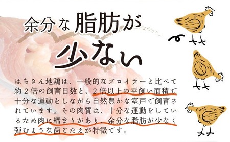 鶏肉 もも肉 はちきん地鶏 カット済 1kg [ag026] 鶏肉