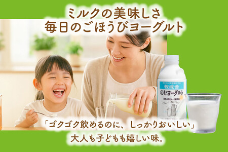 【6か月定期便】牧成舎のむヨーグルト 750ml×6本セット　飛騨産生乳使用｜乳製品 毎日習慣 素材 自然の恵み 乳飲料  (有)牧成舎 DF249