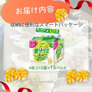 明治 果汁グミ スマートパック マスカット 163ｇ× 15個 | グミ