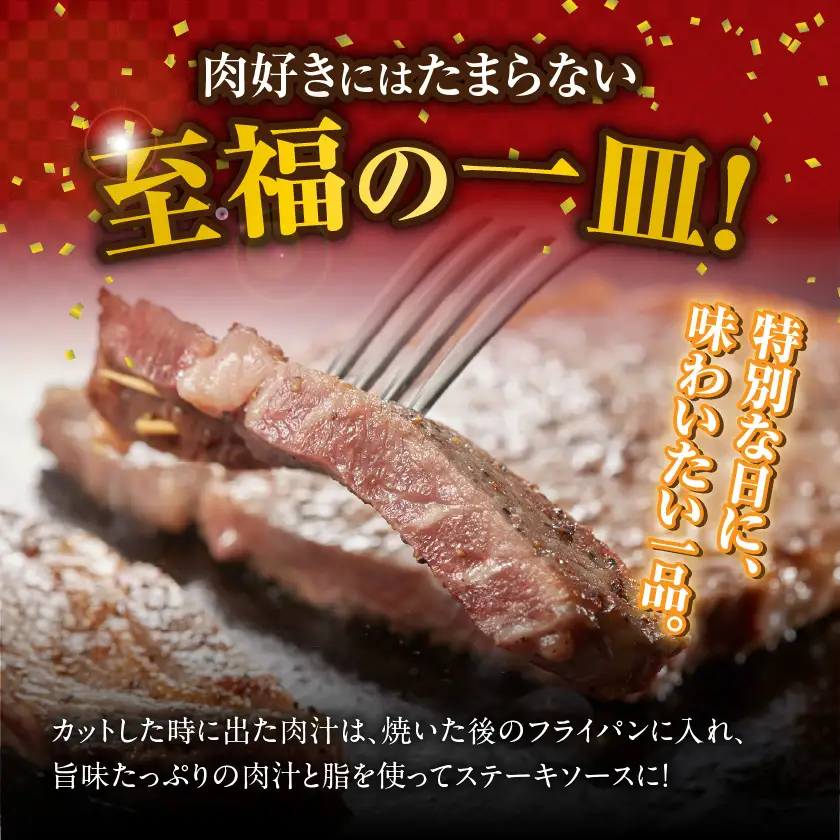 宮崎牛ロースステーキ2枚(合計400g)〔MJ-N303〕_(都城市) 宮崎県 都城市産 宮崎牛 ロース ステーキ 霜降り