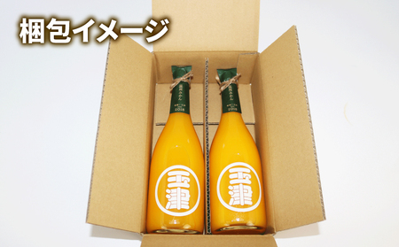 みかんジュース 720ml× 2本 玉津柑橘倶楽部 みかんジュース H010-072049