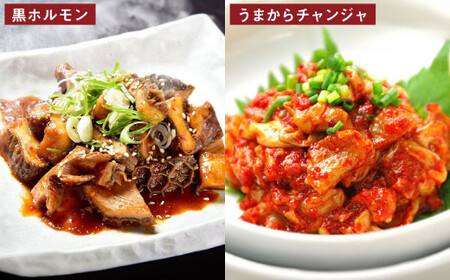 市房食堂 人気5点セット 黒ホルモン うまからチャンジャ 海鮮チヂミ チーズチヂミ スンドゥブチゲ  ホルモン チャンジャ チヂミ スンドゥブ チゲ 5種類 おつまみ おかず 惣菜 熊本県 湯前町