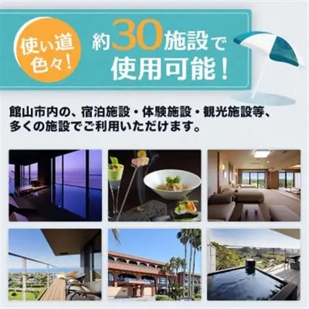 エンジョイ館山観光券 3,000円分【1655702】