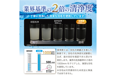 羽毛布団 本掛け セミダブル 冬用 80番手 サテン 無地 アイボリー 綿100％ ｜[川村羽毛 山梨県 韮崎市 20745152]