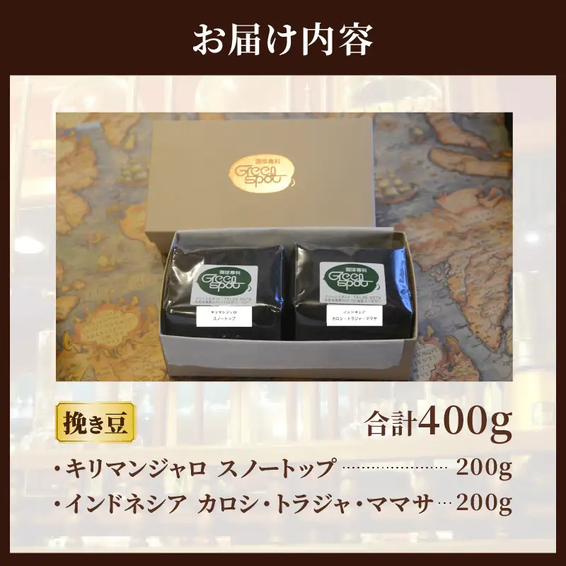 『自家焙煎珈琲豆』お楽しみセット(2種類)_B027-004