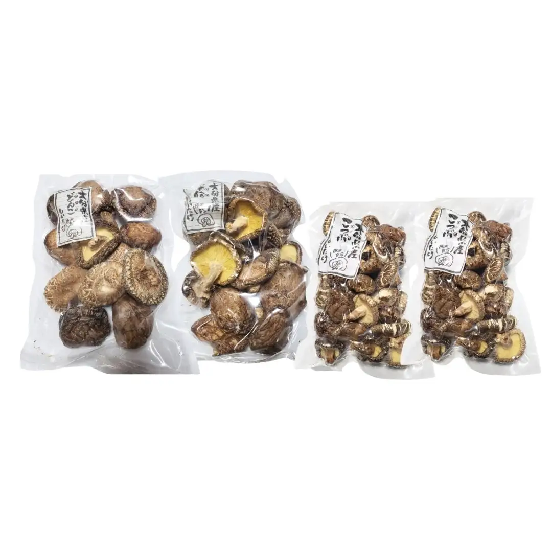 干し椎茸セット(どんこ・香信各100g×1/こつぶ80g×2) | 豊後高田市 椎茸