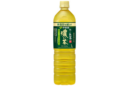 《定期便2ヶ月》お～いお茶 濃い茶 伊藤園 ＜1L×12本＞【2ケース】