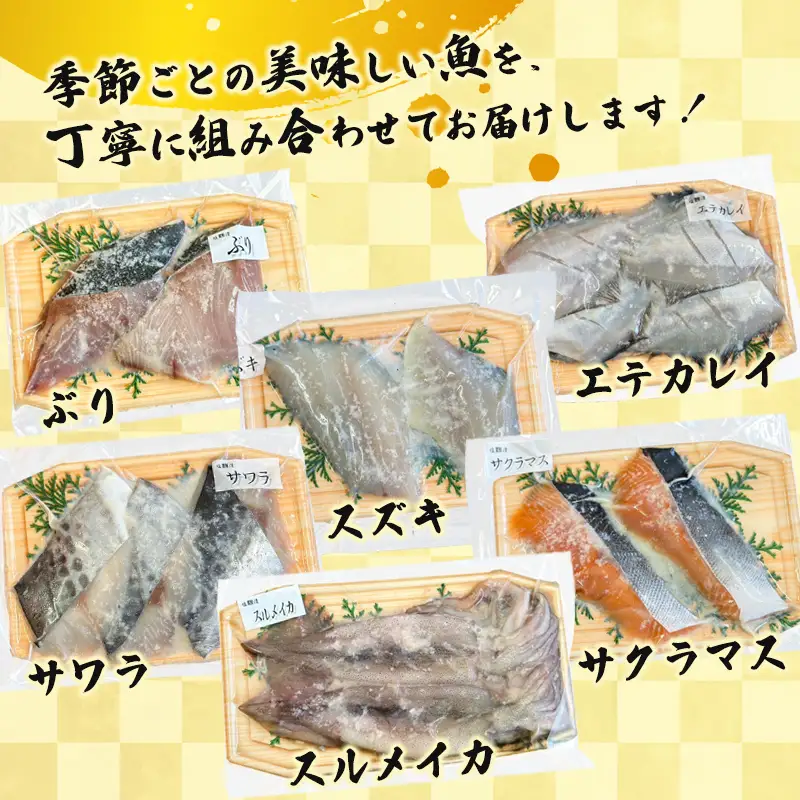 塩麹漬けセット 4パック（2～5切入り×4）  漬け魚 