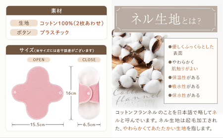 ネルレギュラーライナー びわ　ナプキン
