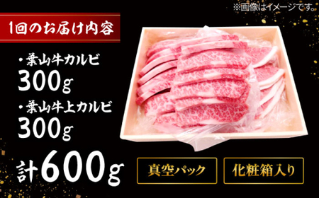 【全3回定期便】 葉山牛 上カルビ300gカルビ300g／ カルビ 上カルビ[ASAP050]