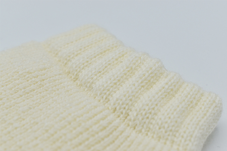 本当に温かいウールの靴下　しろくまくん（ホワイト）L２５cm ～２８cm// ー 靴下 温かい 温活 ルームソックス 冷え  ウール 足元 靴下 くつした ソックス ルームシューズ日本製 奈良県 広陵町