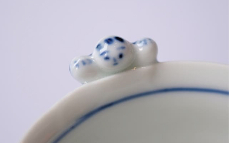 【陶器市特集】【波佐見焼】一閑人煎茶・そば猪口 蛸唐草 2点セット【FOURGRACE】[UG12]