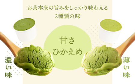 お茶 農家 の 深蒸し茶 アイス（ 濃・薄 各3個 計6個 ） KN166-001-01 菓子 茶