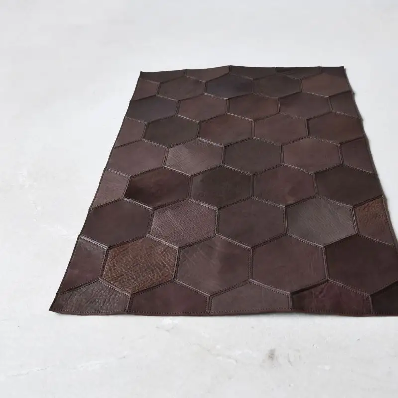 Teha’amana Mat honeycomb Smoke テハマナ 玄関マット ベーシック ブラウン