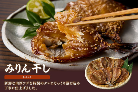 【アジ好き必見！】浜田名物アジ三昧セット（干物・みりん干し・アジフライ） 【025_0438】