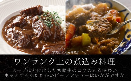 牛肉 ブロック 宮崎牛 スネ肉 800g [マルミヤストア 宮崎県 美郷町 31ag0095]