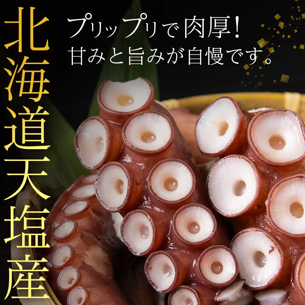 たこ足（1欠片×10）計1,000～1,100ｇ＜浪岡屋＞