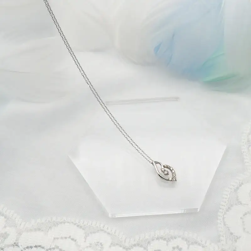 PT900/PT850 0.10ct ダイヤモンド ペンダントネックレス HH-019740 SWBT007