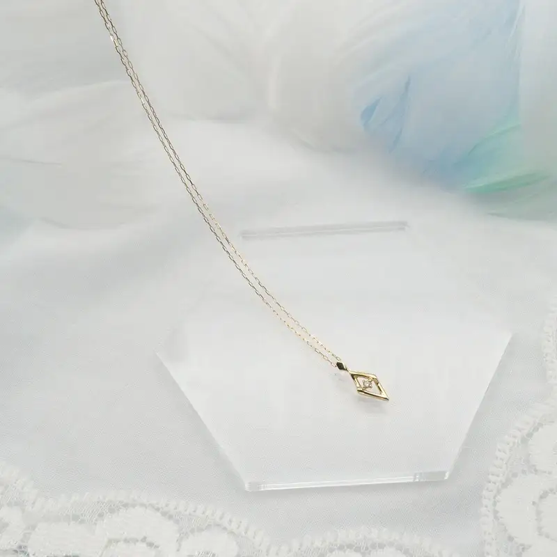 K18 0.01ct ダイヤモンド ペンダントネックレス HH-019746 SWBT013-k18