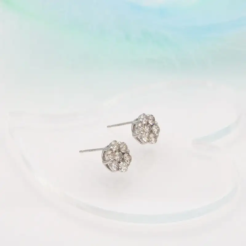 PT900 1.00ct ダイヤモンド ピアス　 FP-000330 SWBT022-pt